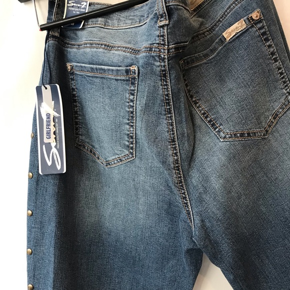 NWT Girlfriend Jeans by Seven - Picture 4 of 6